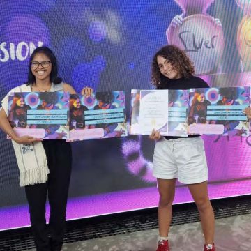 Contestants posing with their certificates at the AI4GOOD Festival 2024